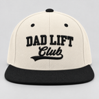 Dad Lift Club Snapback Hat