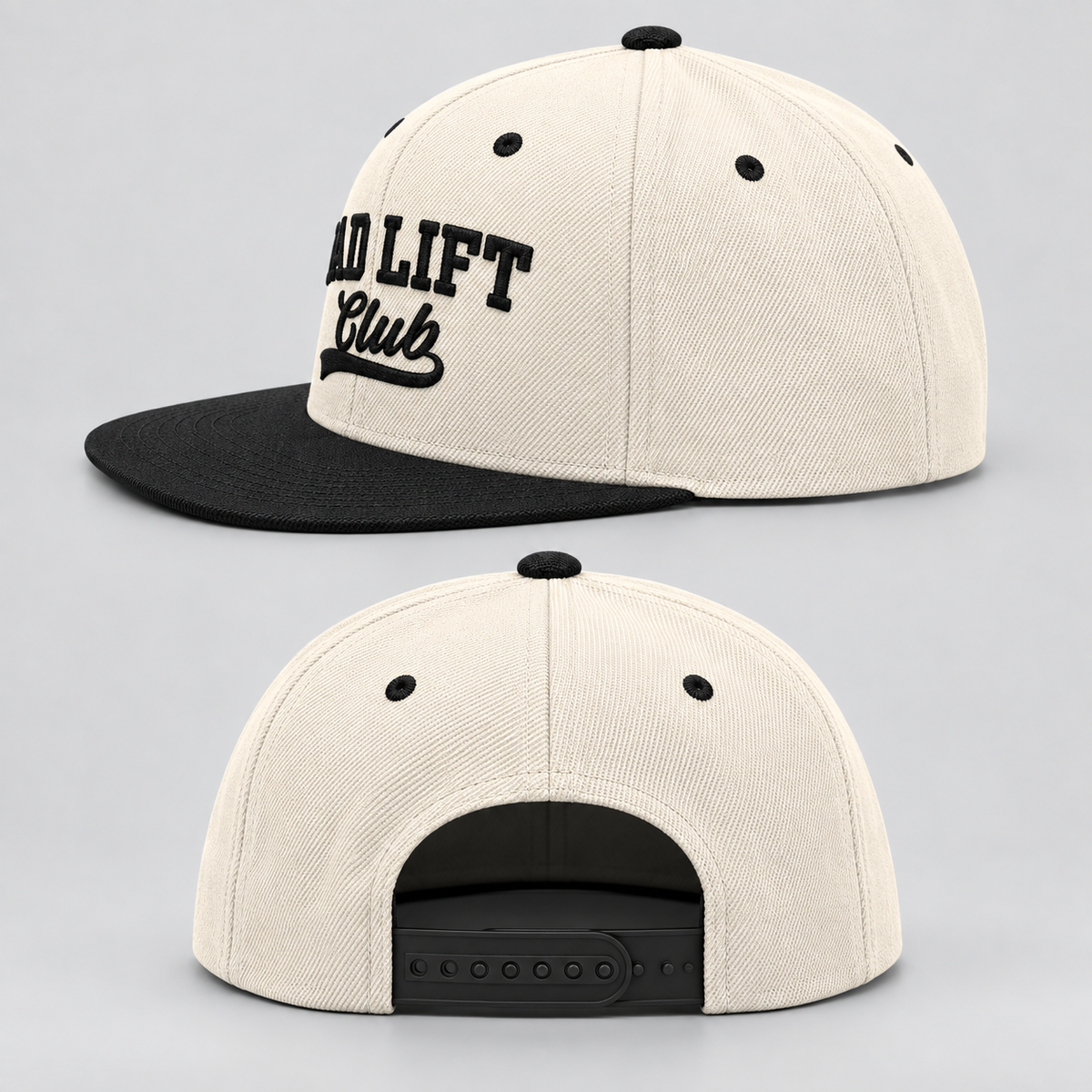 Dad Lift Club Snapback Hat