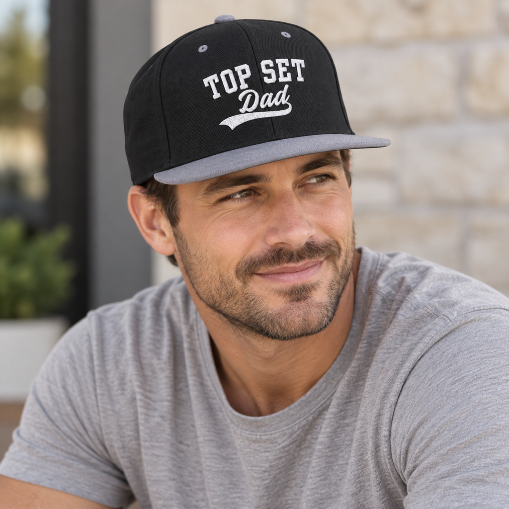 Top Set Dad Snapback Hat