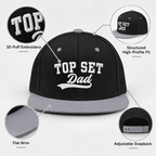 Top Set Dad Snapback Hat