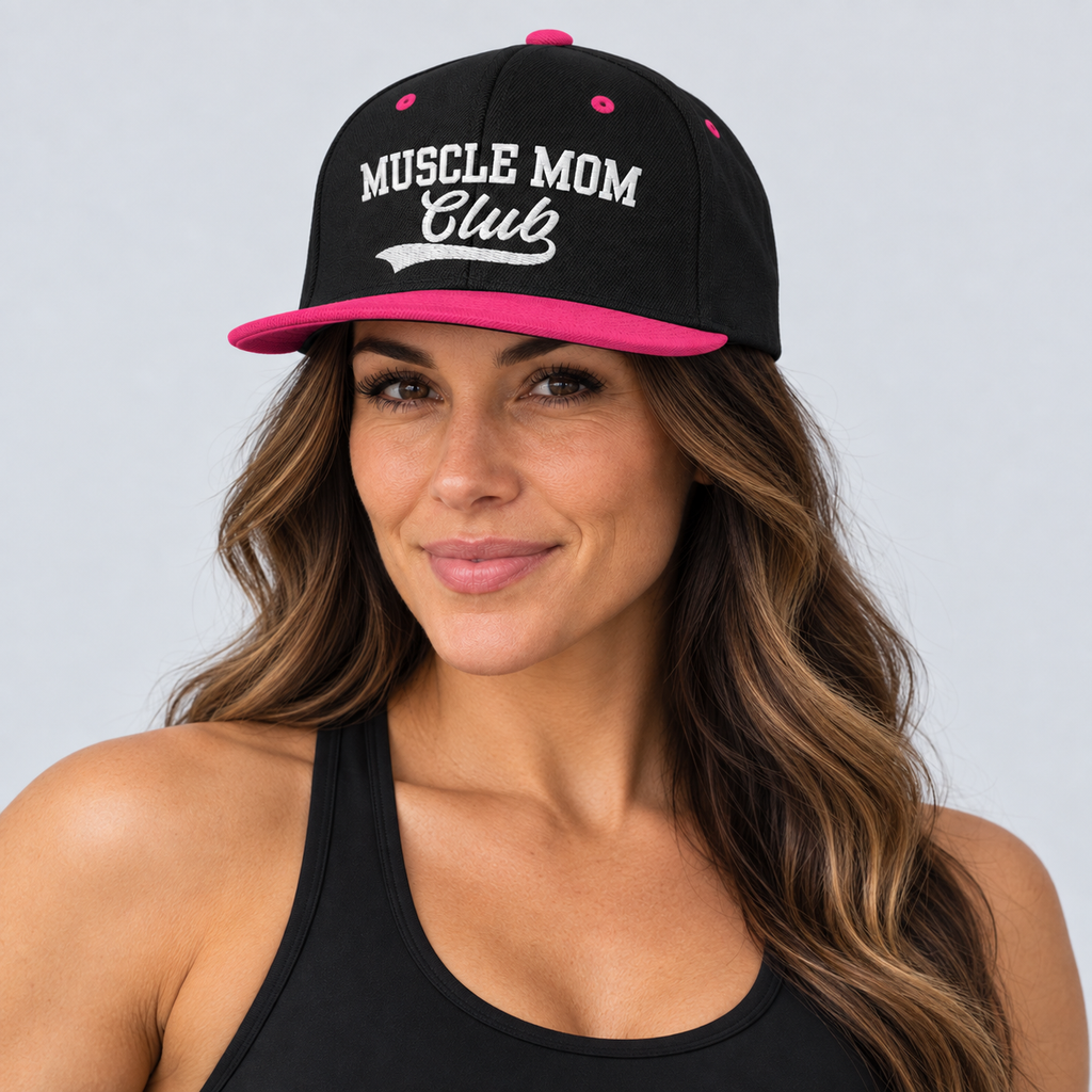 Muscle Mom Club Snapback Hat