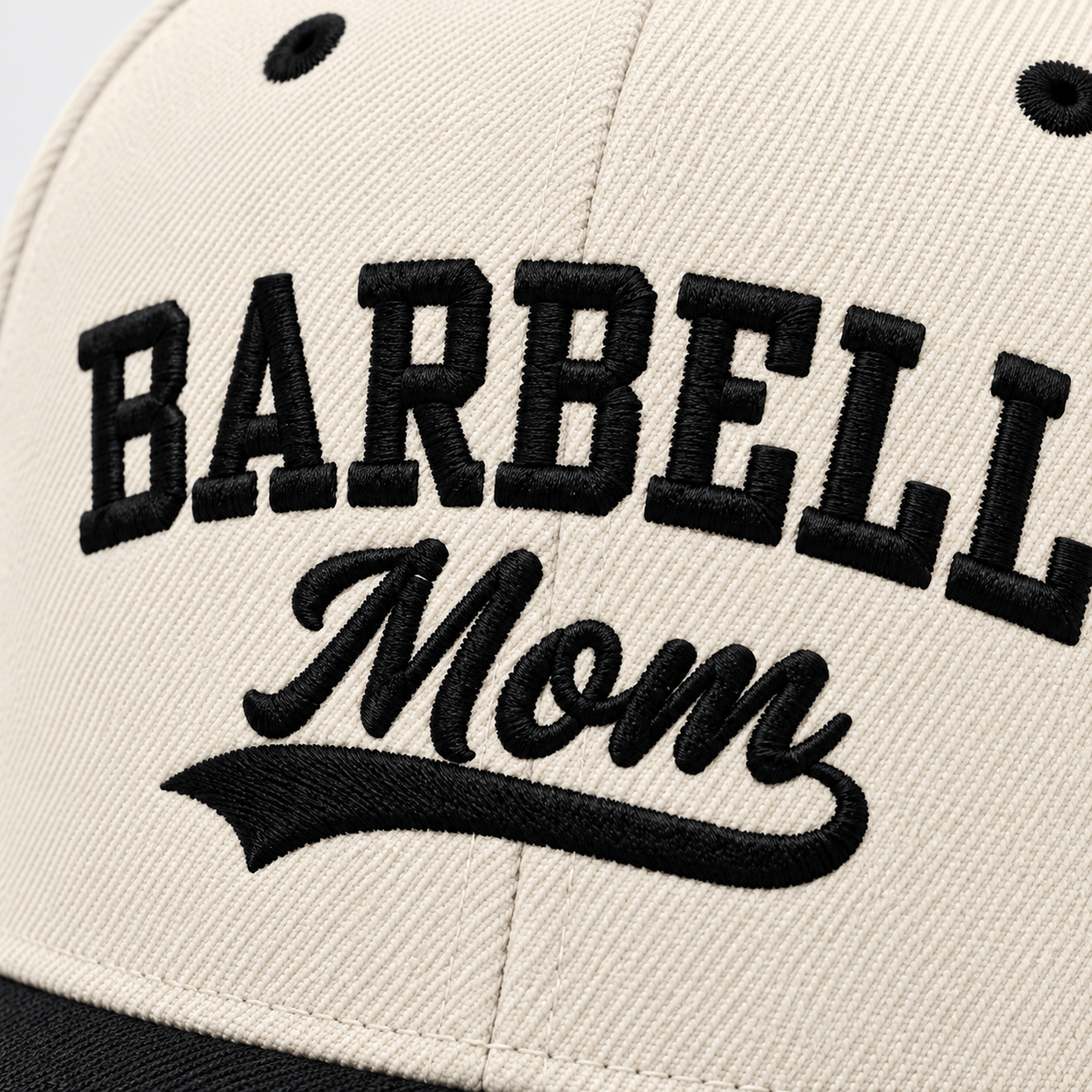 Barbell Mom Snapback Hat