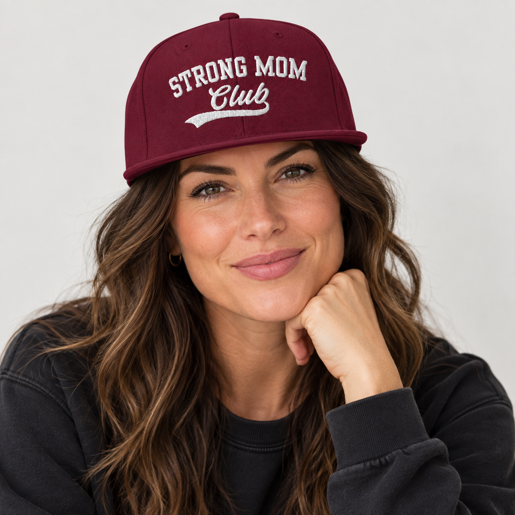 Strong Mom Club Snapback Hat