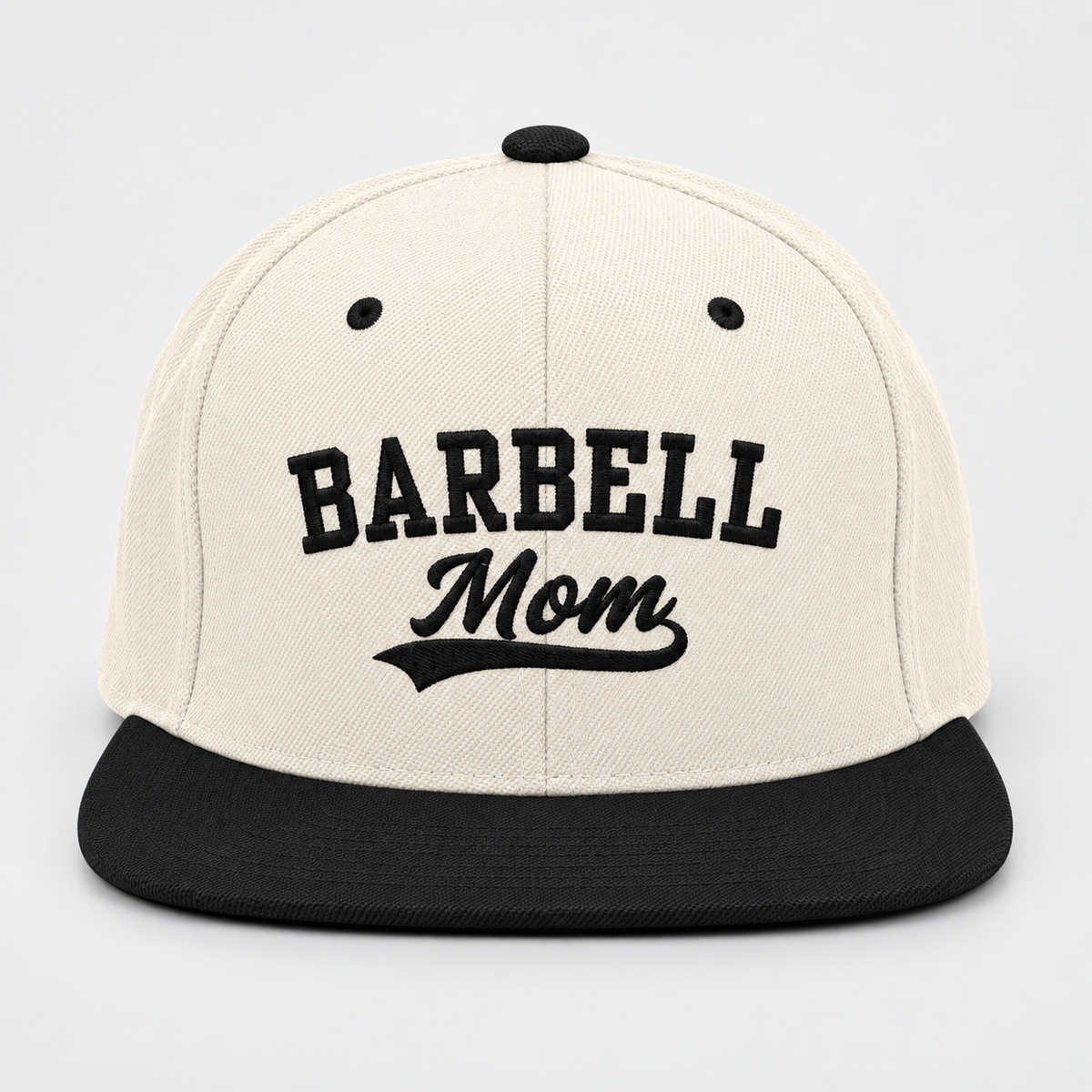 Barbell Mom Snapback Hat