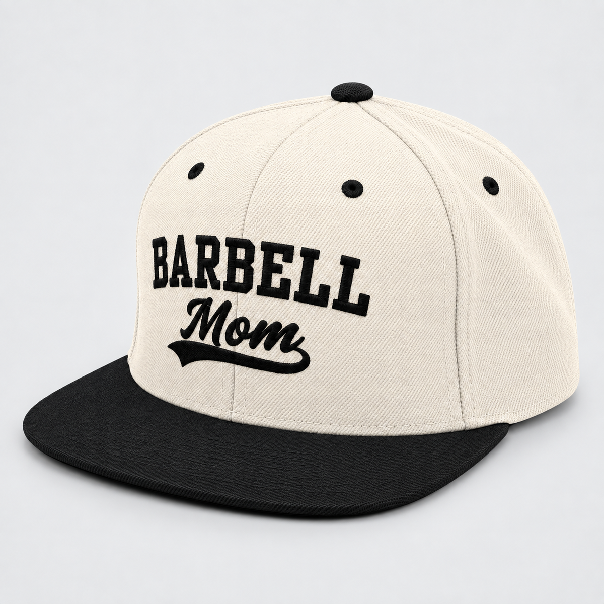 Barbell Mom Snapback Hat